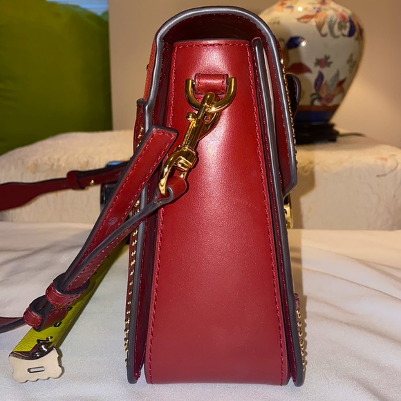 Michael Kors Bag Shoulder Crossbody Cognac Brown Leather & Suede - Picture 6 of 16